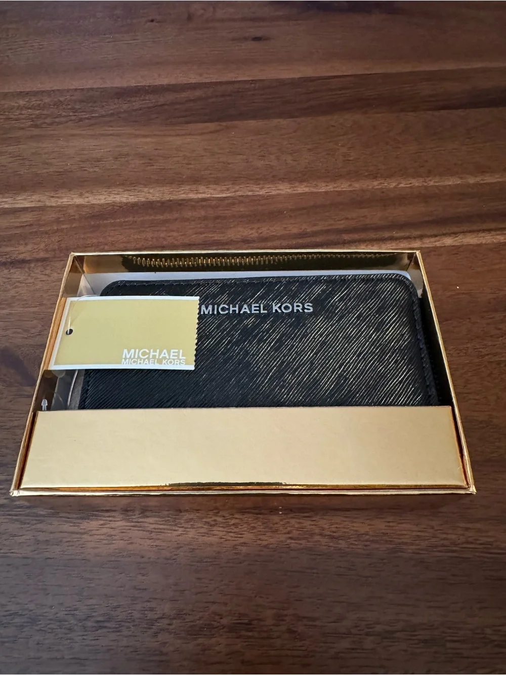 Michael Kors Jet Set Leather Card Case